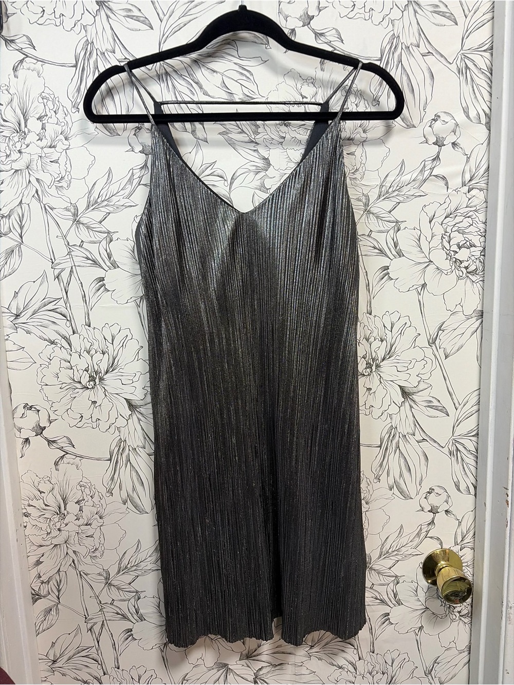 Gorgeous Shimmering Metallic Mini Dress